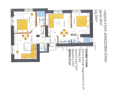 Stan 66 m², Bačvice Split - blizu centra i plaže - 25
