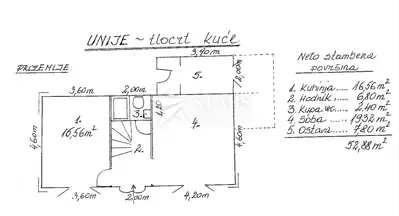 House on Unije, yard 900 m² and peace - 7