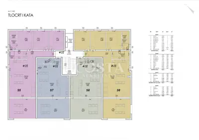 Stan 88 m², Privlaka - 2 lođe, krovna terasa - 24