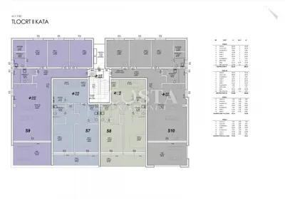 Stan 88 m², Privlaka - 2 lođe, krovna terasa - 25