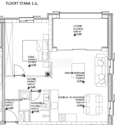 Wohnung zum Kauf in Cres, 75 m² - 2