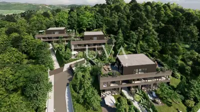 Baugrundstück, Markuševec - Projekt für 3 urbane Villen