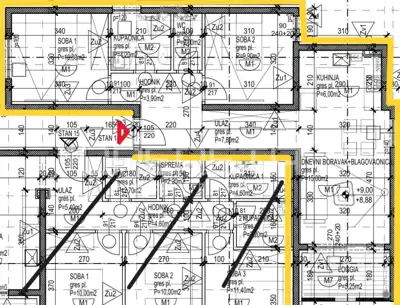 Wohnung 3. Stock, Nemira bei Omiš, 200 m vom Meer und Strand entfernt - 3