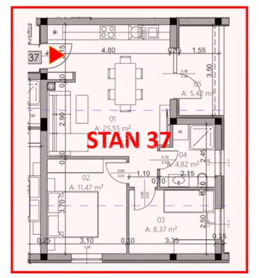 2-room apartment in a new building in Pula - 15
