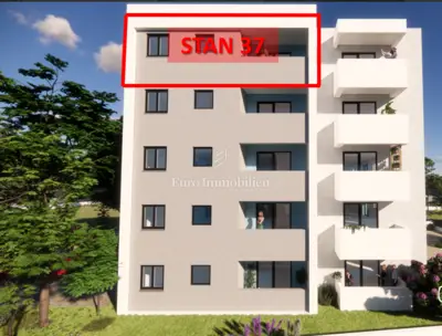 2-room apartment in a new building in Pula