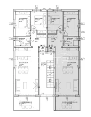Wohnung A102 70 m², Privlaka - 70 m vom Meer - 9