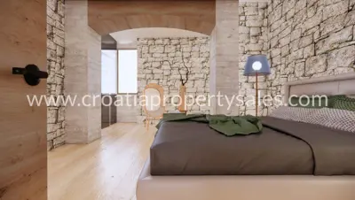 Kamena kuća 154 m², otok Hvar - centar i pogled na more - 15