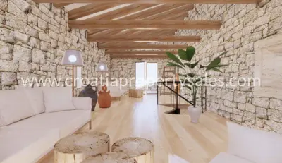Kamena kuća 154 m², otok Hvar - centar i pogled na more - 16