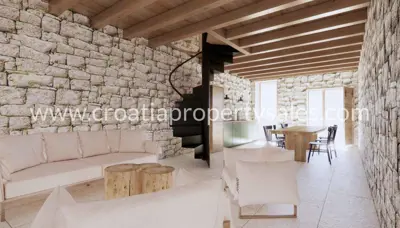Kamena kuća 154 m², otok Hvar - centar i pogled na more - 13