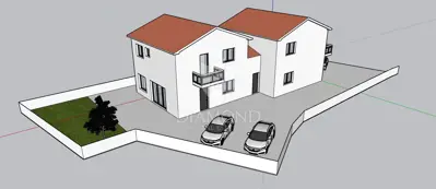 Buje, Kaštel nova dvojna kuća sa 3 spavaće sobe - 11
