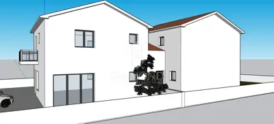 Buje, Kaštel nova dvojna kuća sa 3 spavaće sobe - 9
