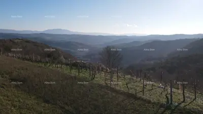 KAŠČERGA – Attractive building land 1665 m² with a view of Učka