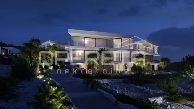 Penthouse 117 m², Rogoznica - Meerblick und Strandblick