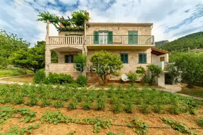 Brač prodaja kuća, parcela 1983 m² 4 apartmana i 4soban stan
