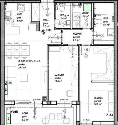 Stan 69 m², Globetka, Čakovec - niskoenergetska zgrada - 6