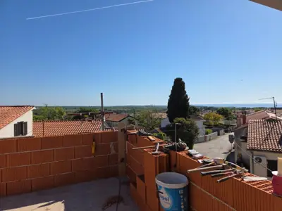 House 141 m², Vabriga - sea view and 800 m from the beach