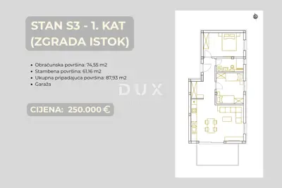 Apartment for sale in Brodarica, 82,1 m² - 7