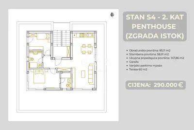 Apartment for sale in Brodarica, 82,1 m² - 9