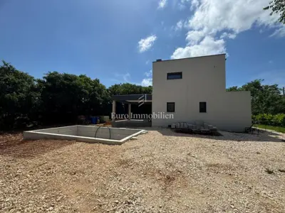 Kuća 160 m², Labin - bazen i pogled na prirodu - 2