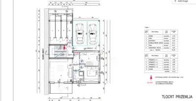 Bauland 393 m², Pula Centar - Genehmigung für 4 Wohnungen - 3