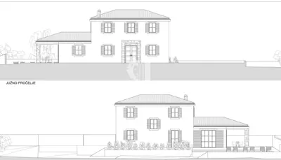 Grundstück, Bačva bei Višnjan, Baugenehmigung für ein Haus mit Pool - 2