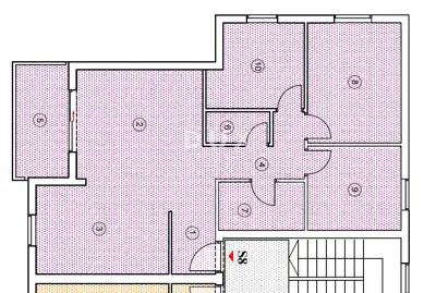 Wohnung 76,4 m², Viškovo - 3 Zimmer + Wohnzimmer, Terrasse - 2