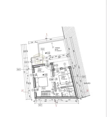 JADRANOVO - roh bau kuća s okućnicom - 16