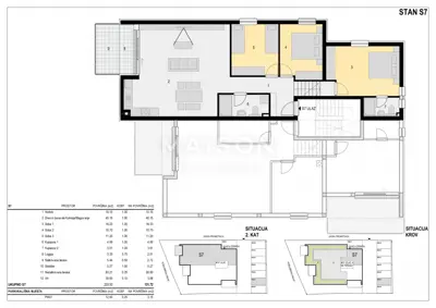 Stan 120 m², Mandre, prvi red do mora i pogled na more - 14