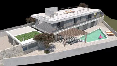 Building plot 1,003 m², Nin-Zaton - first row to the sea - 3