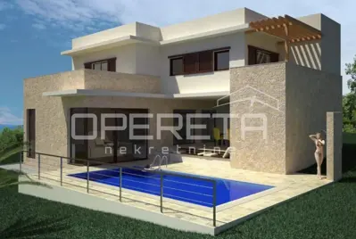 Zemljište 700 m², Lun - pogled na more i otoke