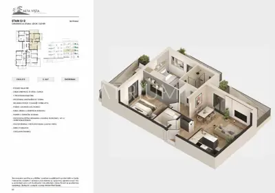 Stan 100 m², Seget Donji - pogled na more i tri balkona - 14