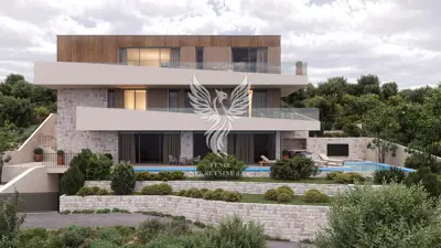Vila u Zečevu, Rogoznica - otvoren pogled na more - 3