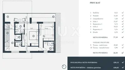 ISTRA, SAVUDRIJA - Moderne luxuriöse Villa in Meeresnähe V32 - 12