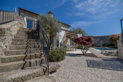 Istra, Žminj, surroundings, designer Istrian stone house with pool - 20