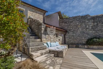 Istra, Žminj, surroundings, designer Istrian stone house with pool - 15