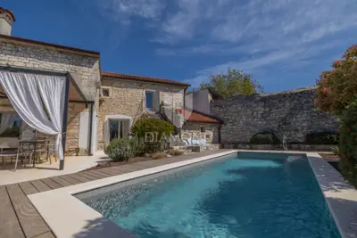 Istra, Žminj, surroundings, designer Istrian stone house with pool - 17