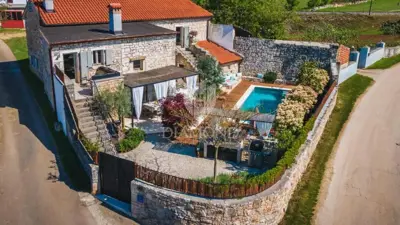 Istra, Žminj, surroundings, designer Istrian stone house with pool - 2