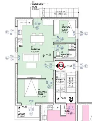 Stan s bazenom u novogradnji - Povljana - 18