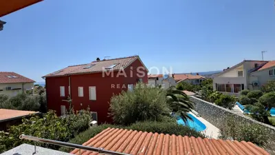 Apartman 78 m², Krk - pogled na more i terasa - 2