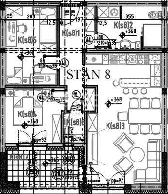 Prodaja, Stan, Otok Virje, Otok Virje, 3s, 76 m² - 2