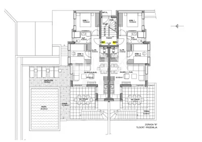 Apartment 123 m², Lun - pool, garden and terrace - 20