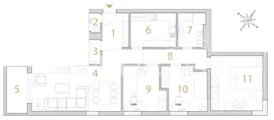 New construction in the center of Kraljevica - 3-bedroom apartment - 3rd floor - 18