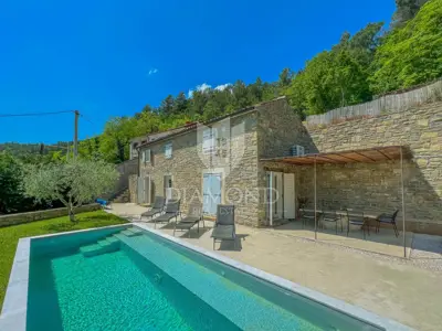 Haus 100 m², Oprtalj Umgebung - Pool und Aussicht - 3