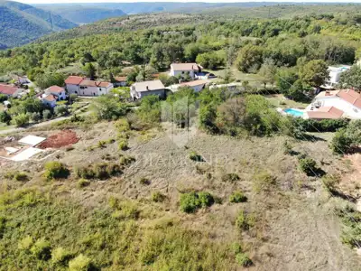 Baugrundstück 2.133 m², Labin - Blick auf die Altstadt - 6