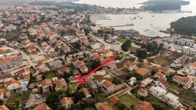 Građevinsko zemljište, Medulin, projekt za dvije zgrade i pogled na more - 4