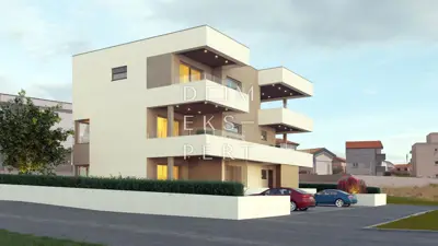 Povljana, Pag, stan u prizemlju s vrtom i pogledom na more 83 m²