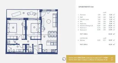 Apartman 97 m², Crveni Vrh, luksuzno naselje blizu Umaga - 21