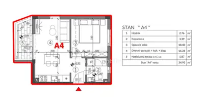Pula - apartment on the 1st floor of a new building - 4