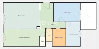 Wohnung 80 m², Njivice - Meerblick und Terrasse mit Grill - 12