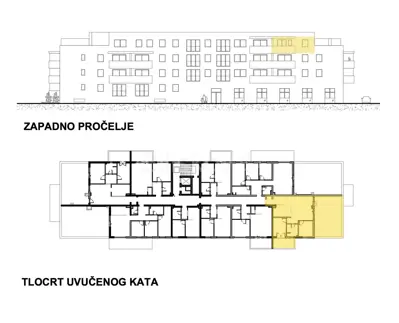 Veliko Polje, novogradnja trosoban stan 83,28 m² na 3 katu, lift - 7